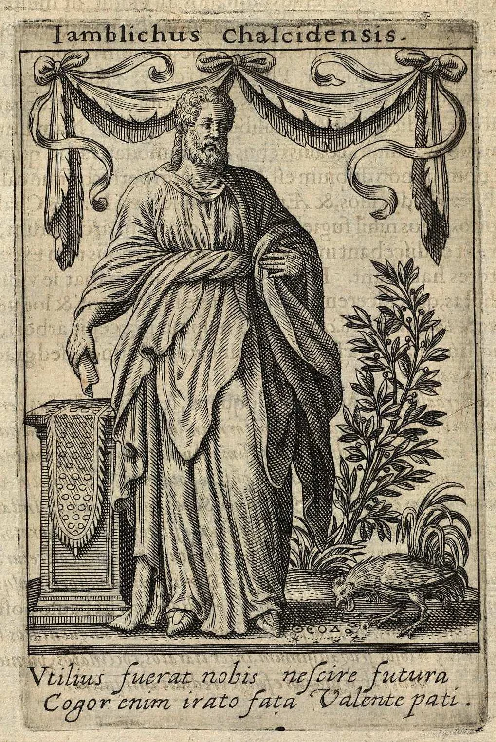 Iamblichus in an engraving by Johann Theodor de Bry, 1615
