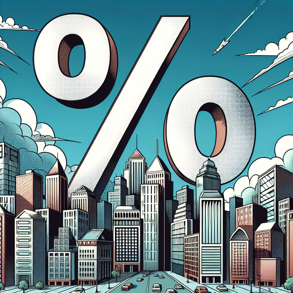 Illustration 1 for Percentages and Their Companions: %, Percentage Points and Basis Points