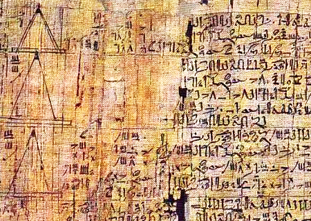A fragment of the Ahmes papyrus