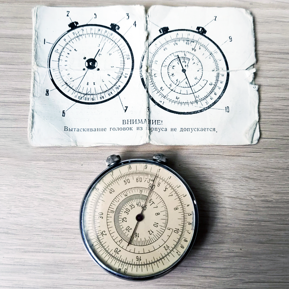 A circular slide rule