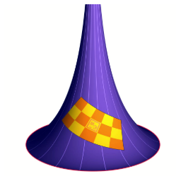 The Pseudosphere: A Surface of Constant Negative Curvature / Models // Mathematical Etudes
