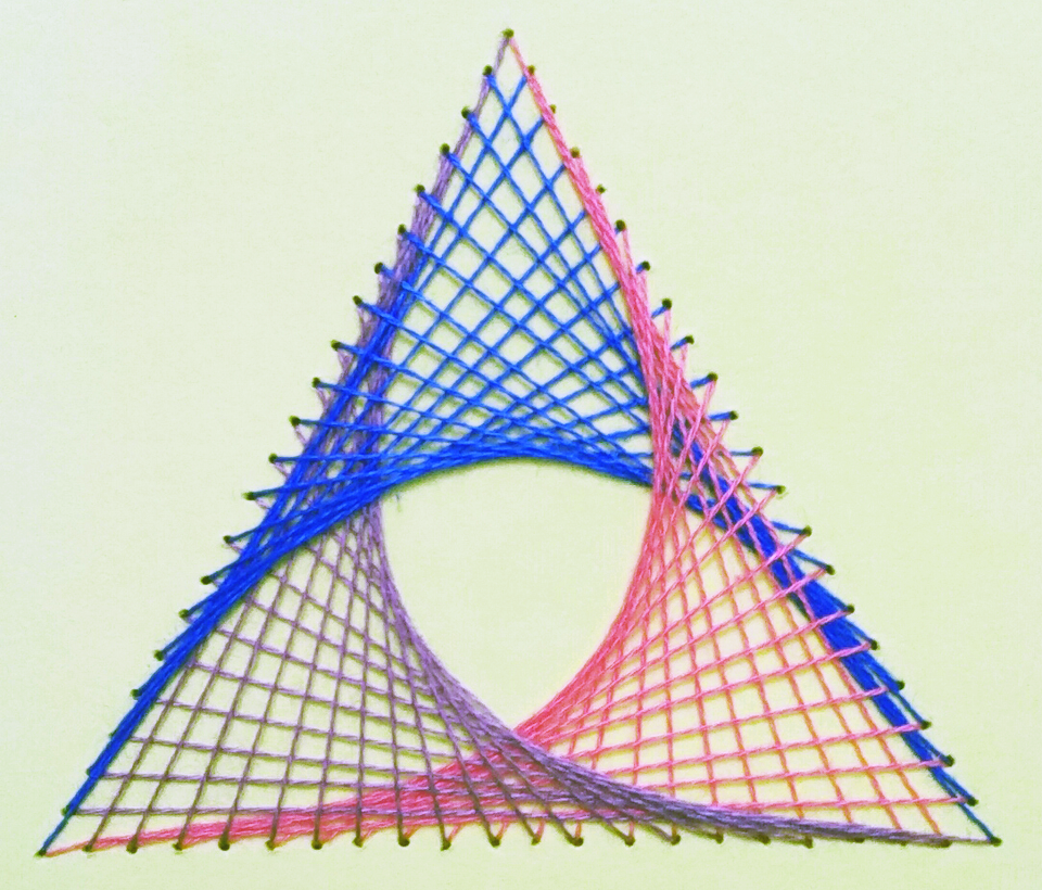 The Parabola: String Art / Models // Mathematical Etudes