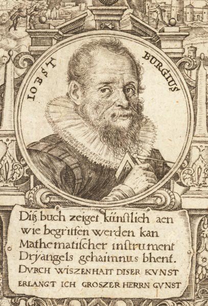 Jost Bürgi (1552–1632), Swiss and German mathematician, astronomer, clockmaker and instrument maker. He discovered logarithms independently of John Napier in 1588, but published his tables later