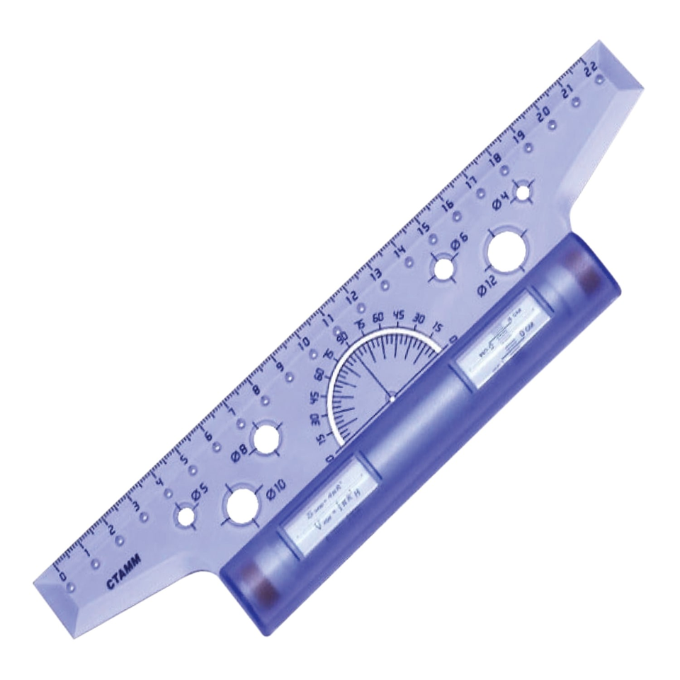 Roller parallel ruler