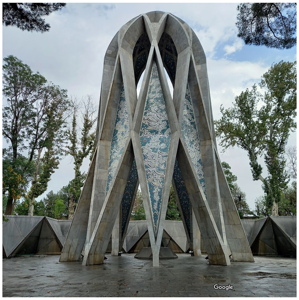 The Omar Khayyam Memorial in Nishapur.