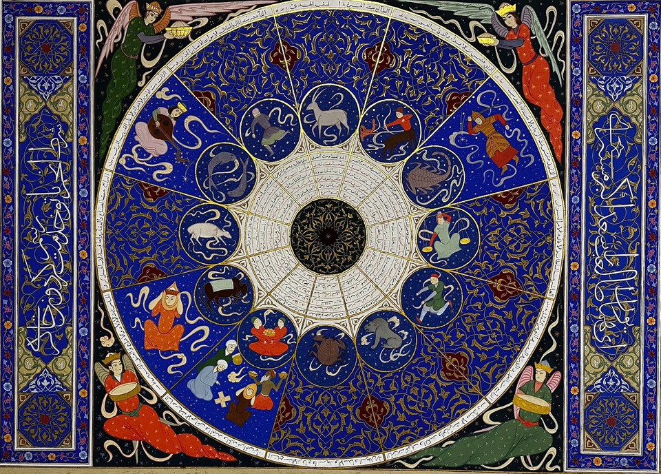 The Solar Hijri calendar, State Museum of the History of the Timurids, Tashkent.