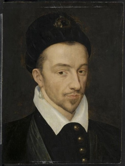 Portrait of Henry III. Artist: François Clouet.