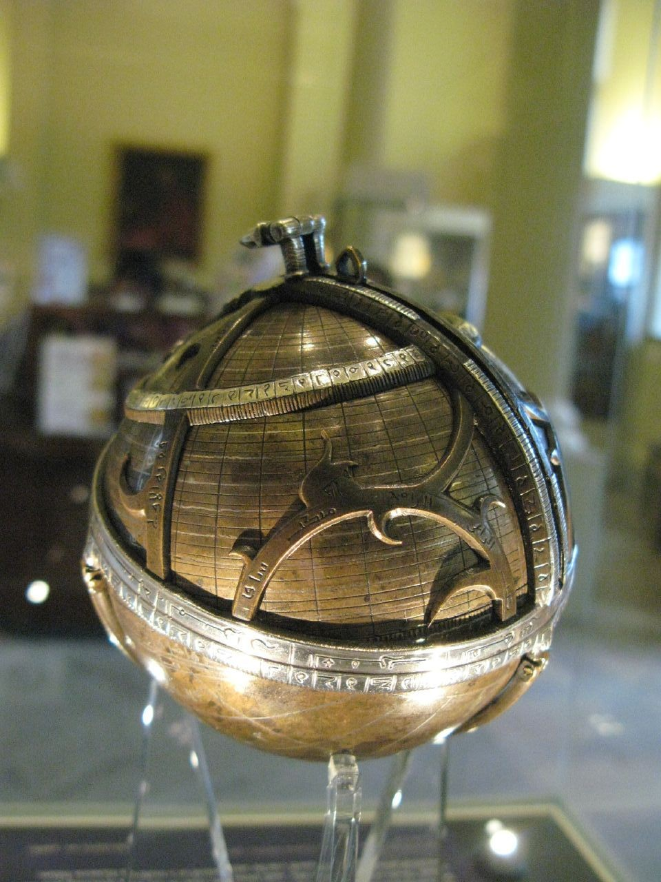 A medieval Islamic spherical astrolabe, c. 1480, held at the History of Science Museum in Oxford