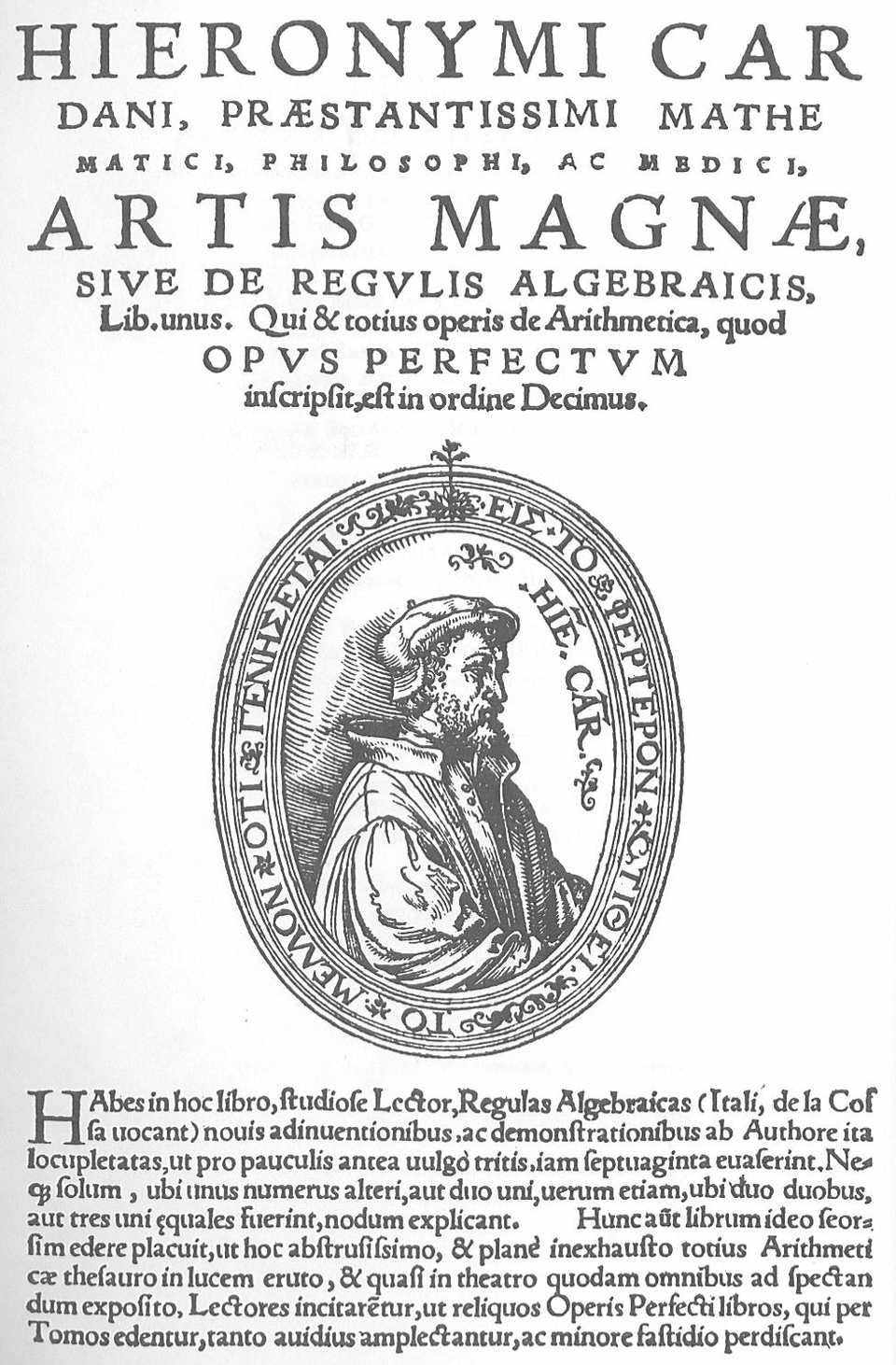 The Great Art (Ars Magna, 1545)