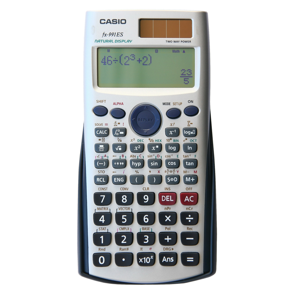 A scientific calculator, Casio fx-991ES
