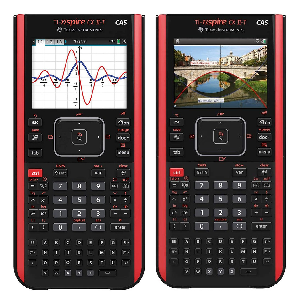 A programmable calculator, Texas Instruments TI-Nspire CX II-T CAS