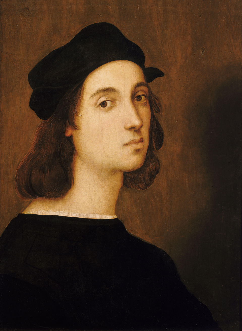 Self-portrait of Raphael, Raffaello Santi, at approximately 23 years old.