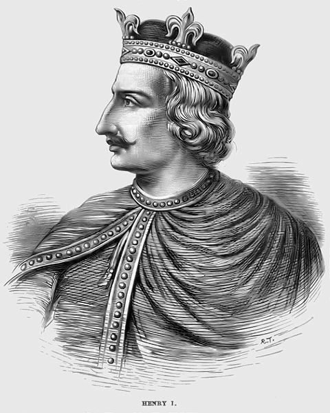 Henry I, an illustration from Cassell's History of England, 1902.