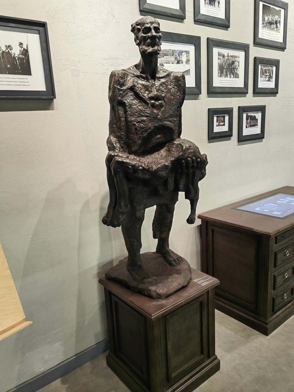 Part of the exhibition at the Khatyn Memorial Complex.